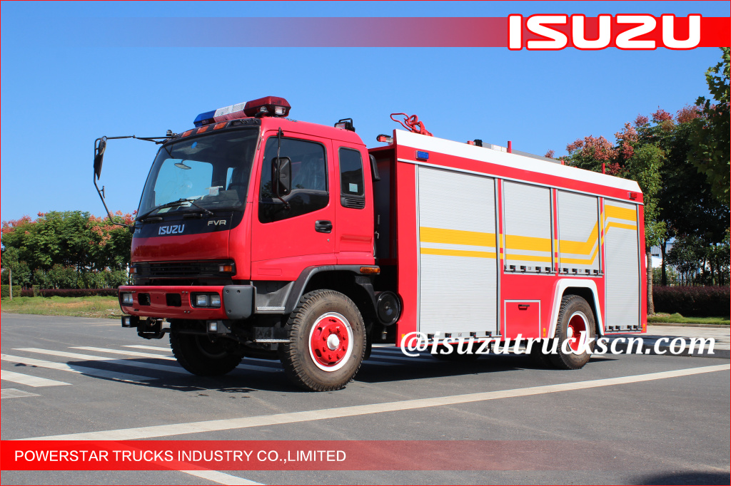 4x2 5000L Single cabin Water Foam Fire Truck Isuzu