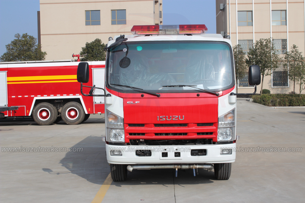 NPR ELF Water Fire Engine Truck to Mongolia