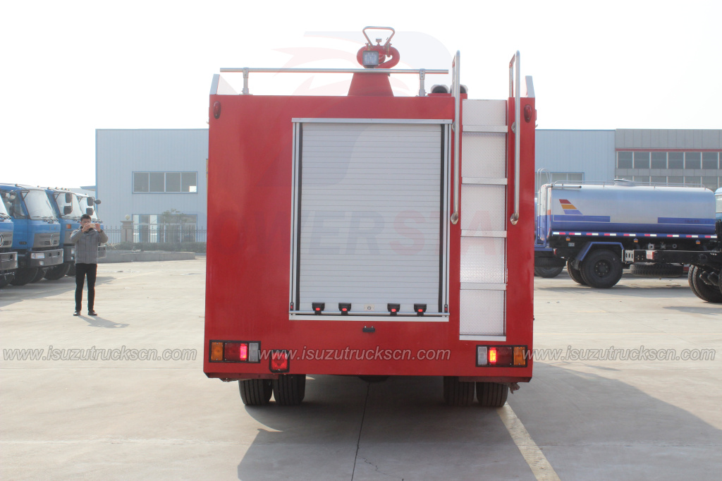 NPR ELF Water Fire Engine Truck to Mongolia