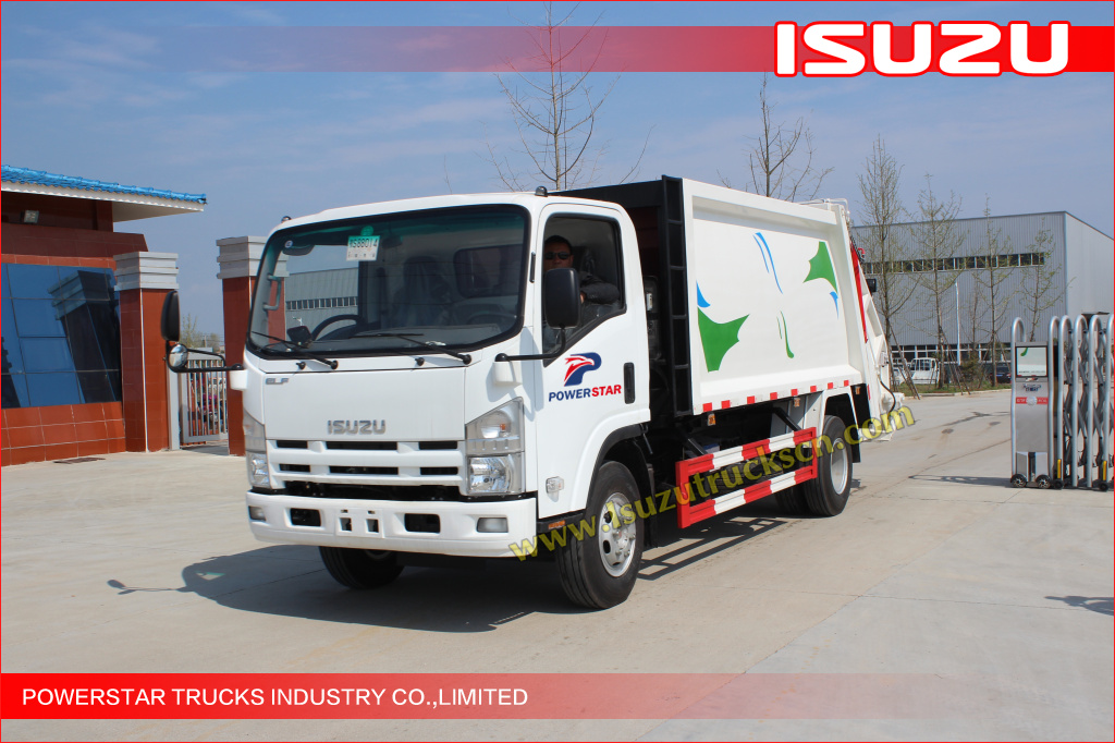 picture of Isuzu NPR Refuse compactor (Garbage compactor truck)