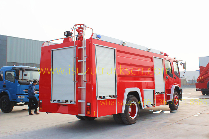 Water Foam Fire truck Isuzu Fire vehicle Manufacturer supplier