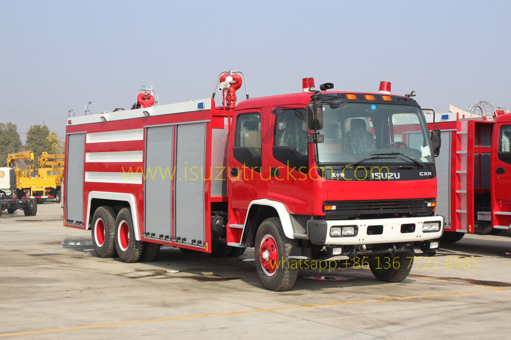 Foam Powder Fire Vehicle Isuzu