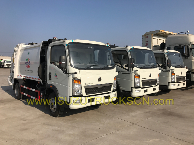 Refuse Compactor vehicle HOWO Waste compactor truck