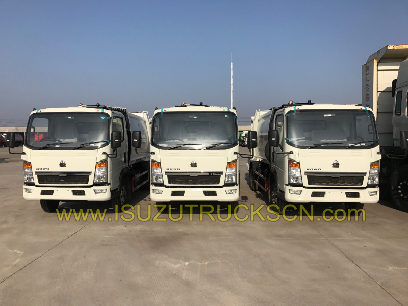 Refuse Compactor vehicle HOWO Waste compactor truck