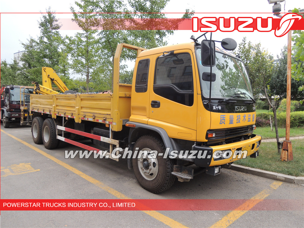 Isuzu Crane trucks with Hydraulic Hyva crane 