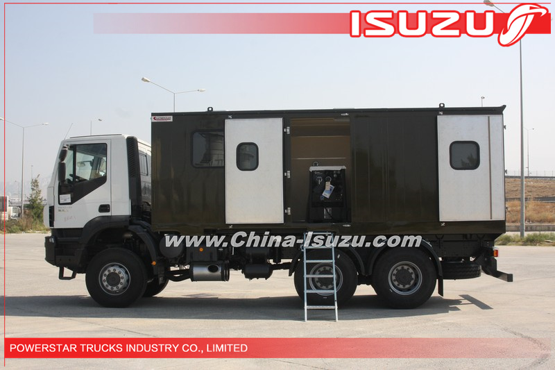 6*6 10wheels Heavy duty Truck Mounted Workshop Truck