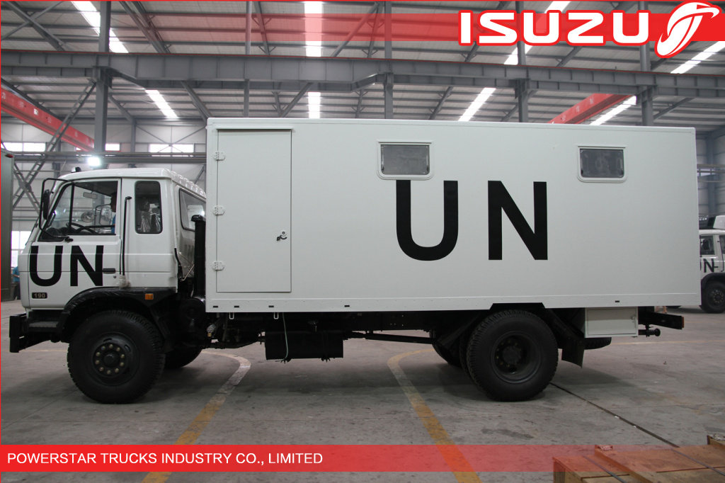 Quality 6wheels Mobile Workshop for UN emergency