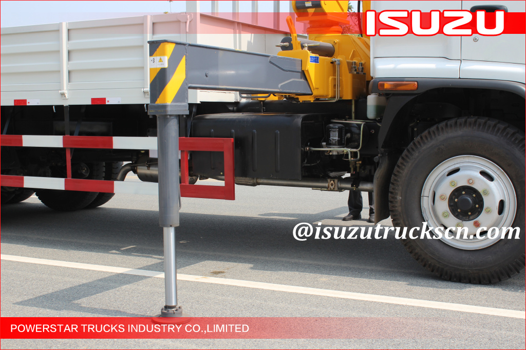  10 wheels Heavy Duty Isuzu Knuckle Boom Truck Crane, ISUZU Crane trucks