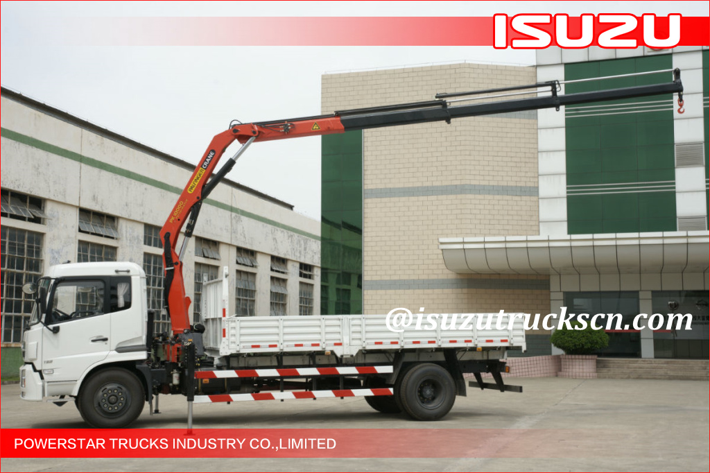 8Ton Japan Isuzu Telescopic Boom Truck Mounted Crane