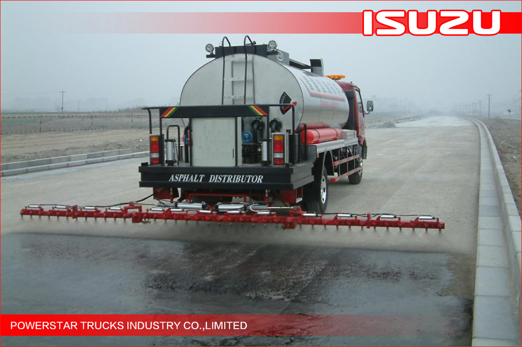 6000L 8000L ISUZU Asphalt Distributor Bitumen Separater