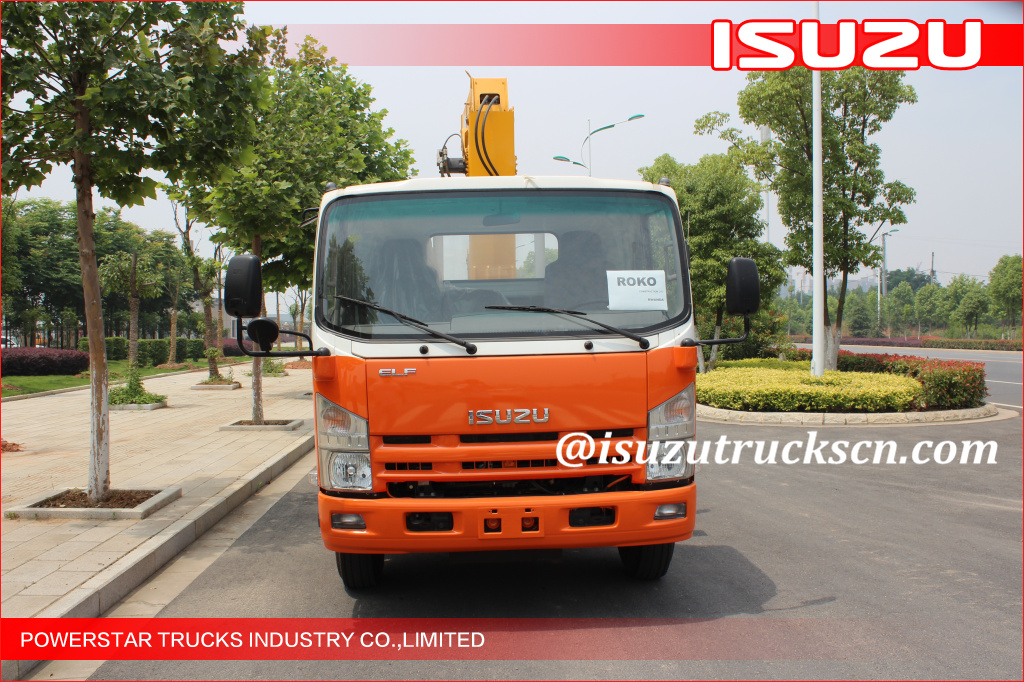 5Ton Isuzu Cargo body with Crane for ROKO Rwanda