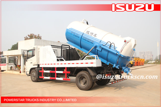 14,000Liter Uganda FVR FVZ Isuzu Truck Mounted Vacuum Suction Truck