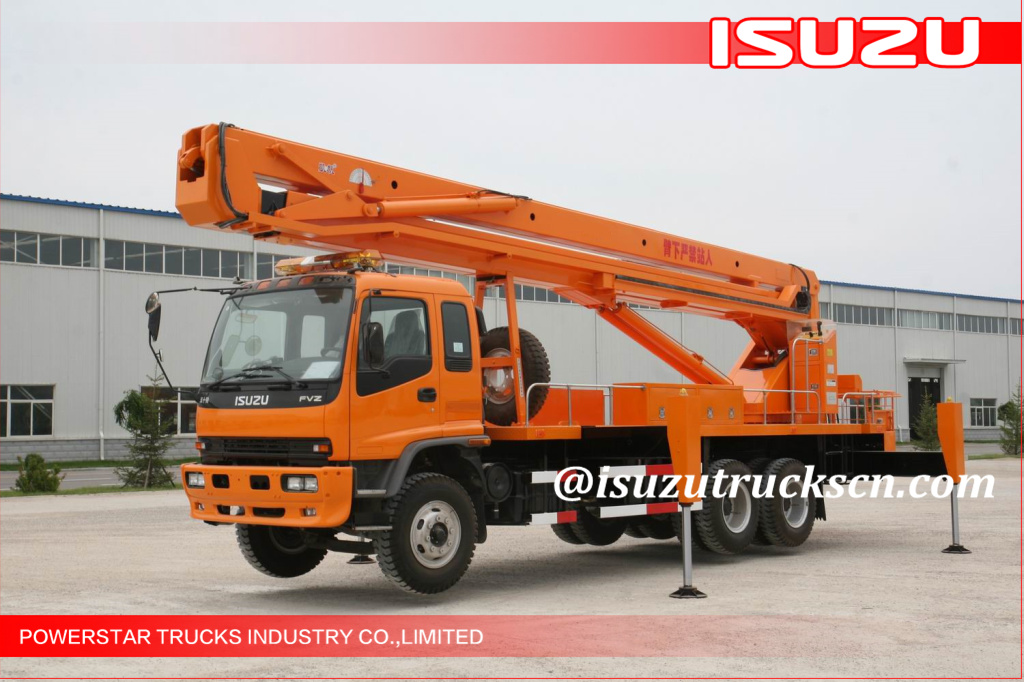 22-26m Egypt 6*4 Isuzu Truck High altitude Operation Vehicle