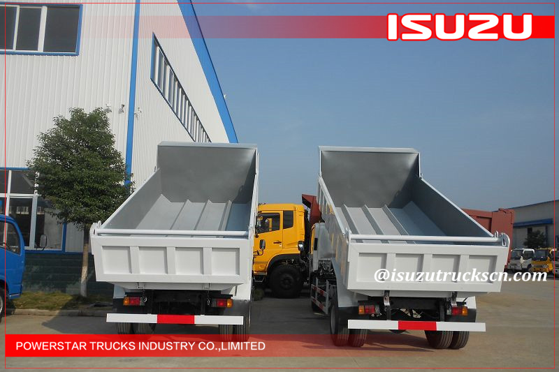 5Ton Japanese 700P Elf Isuzu tipper trucks 6wheels