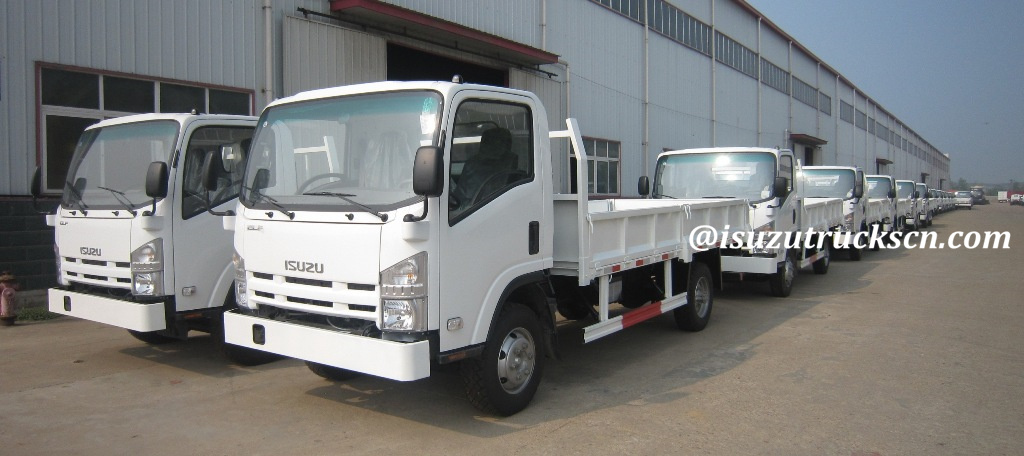 5Ton Japanese 700P Elf Isuzu tipper trucks 6wheels