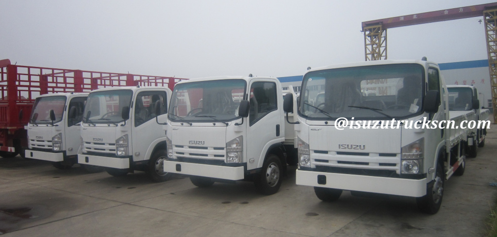 5Ton Japanese 700P Elf Isuzu tipper trucks 6wheels