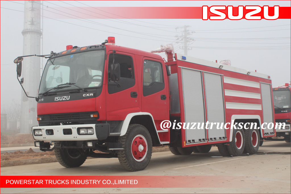 FVZ34Q CXA water tanker/foam fire truck Water range ≥65,Foam range ≥60