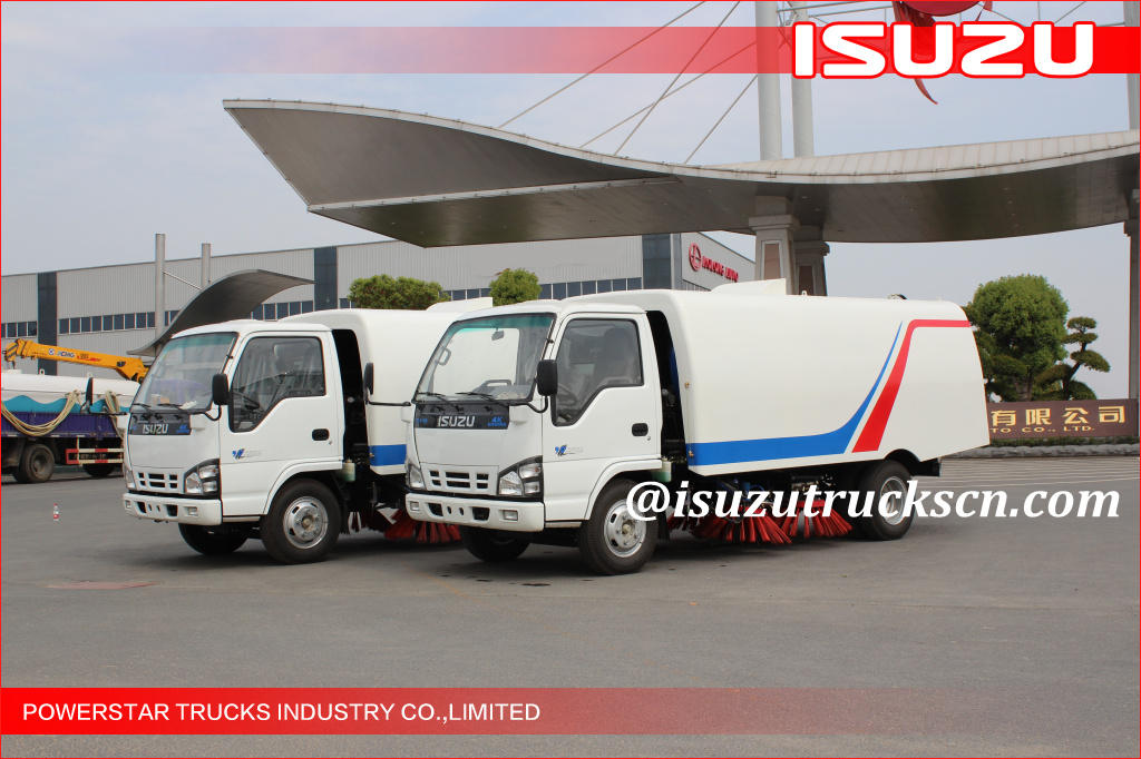 2units Isuzu road sweeper truck For Nigeria Lagos city clean