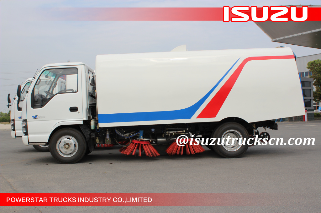 2units Isuzu road sweeper truck For Nigeria Lagos city clean