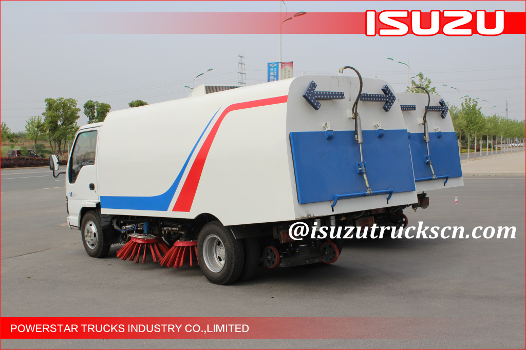 2units Isuzu road sweeper truck For Nigeria Lagos city clean