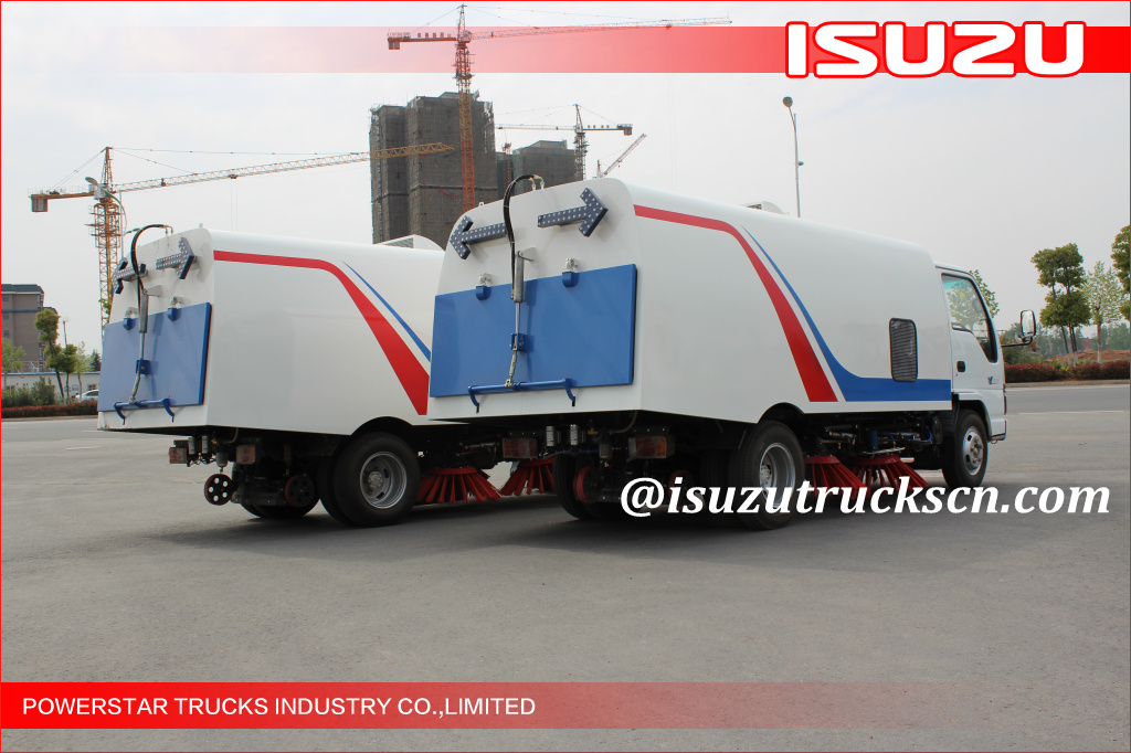 2units Isuzu road sweeper truck For Nigeria Lagos city clean