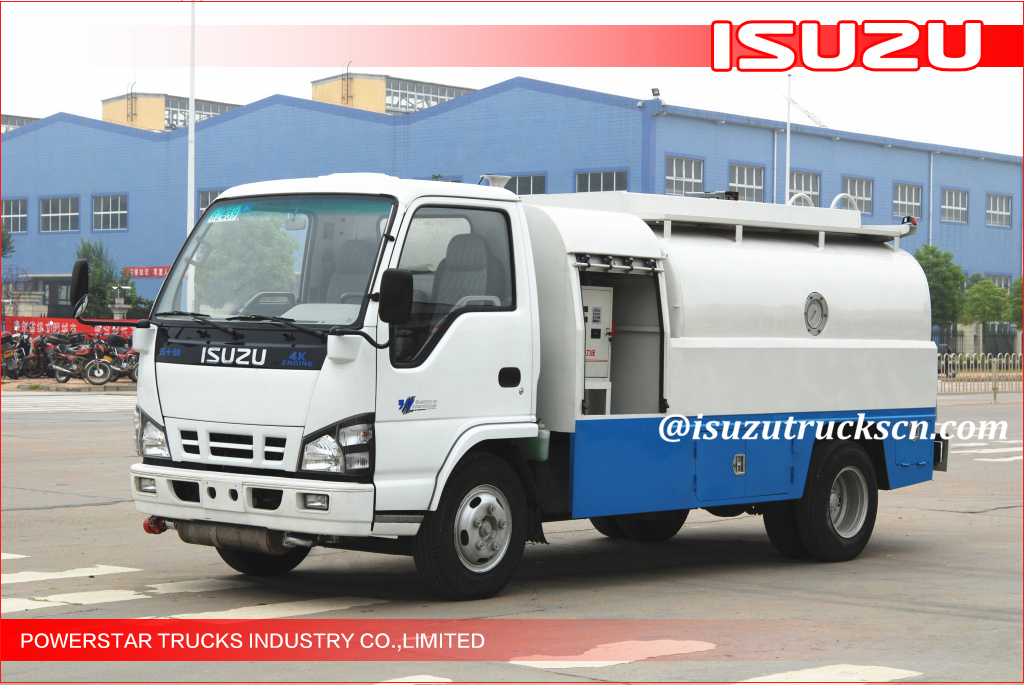 4000L Isuzu Fiscal Refuel Tank Truck for Gasoline/Light Diesel Delivery