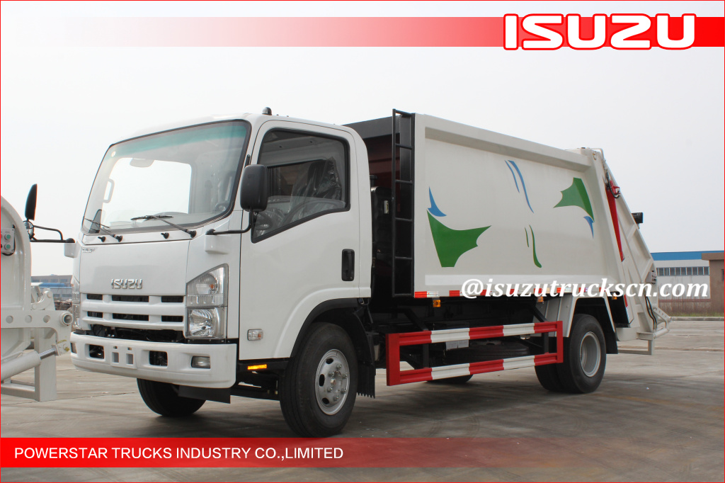 Heavy 4X2 ISUZU 5tons Compression Garbage Truck 8m3 Garbage Compactor Truck Compactor Garbage Station Truck