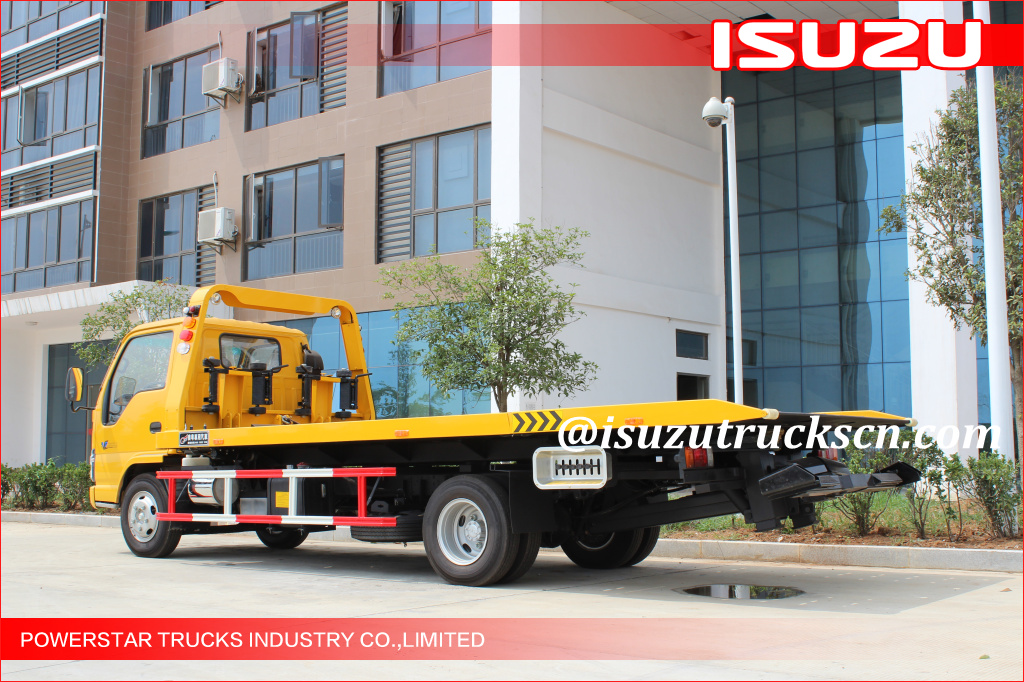 Isuzu wrecker towing salvage Carrier truck For Sale