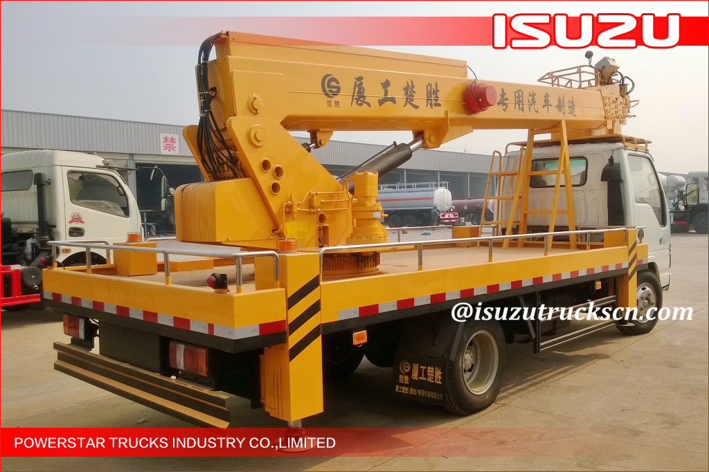 20-22m Telescopic Boom Isuzu Aerial Working Platform Truck