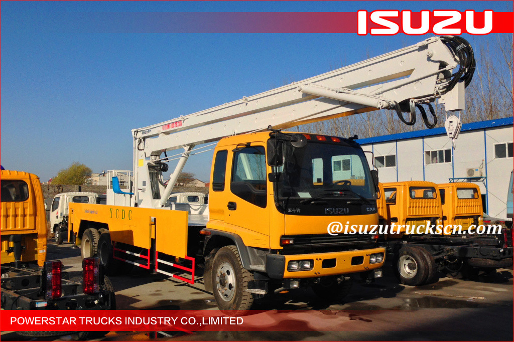 22-26m 6*4 Isuzu Truck High altitude Operation Vehicle