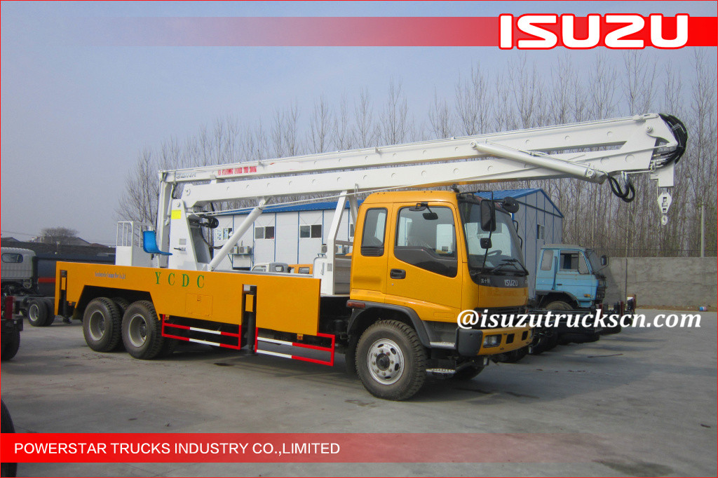 22-26m 6*4 Isuzu Truck High altitude Operation Vehicle