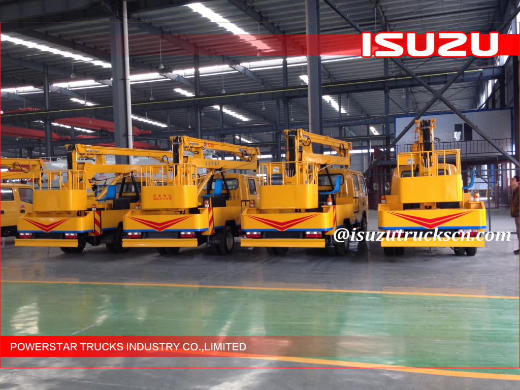 12Meters Isuzu Aerial Working Platform Trucks