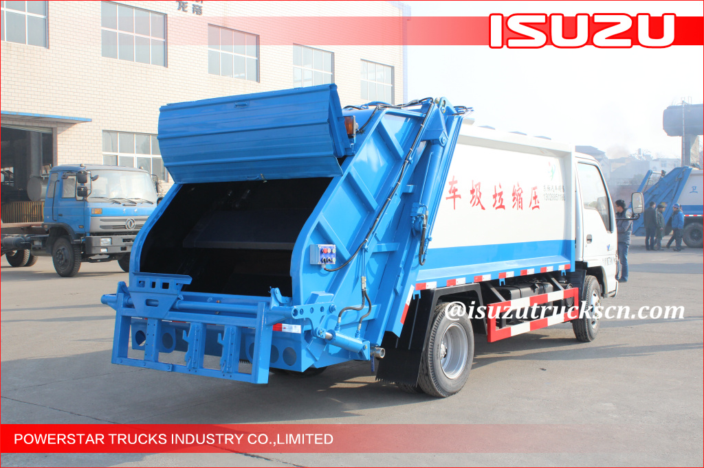 3cbm-5cbm ISUZU NKR Truck Garbage Compactor Supplier