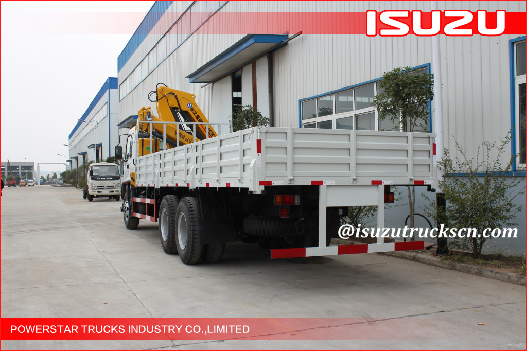 Isuzu loader crane truck, Isuzu Telescopic Boom Truck Mounted Crane