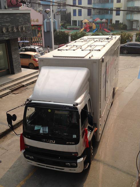 Isuzu p16 mobile television advertisement truck,mobile truck led tv screen,led display