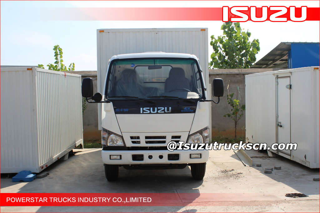 Isuzu ELF 4X2 light duty van type truck 3T van cargo truck