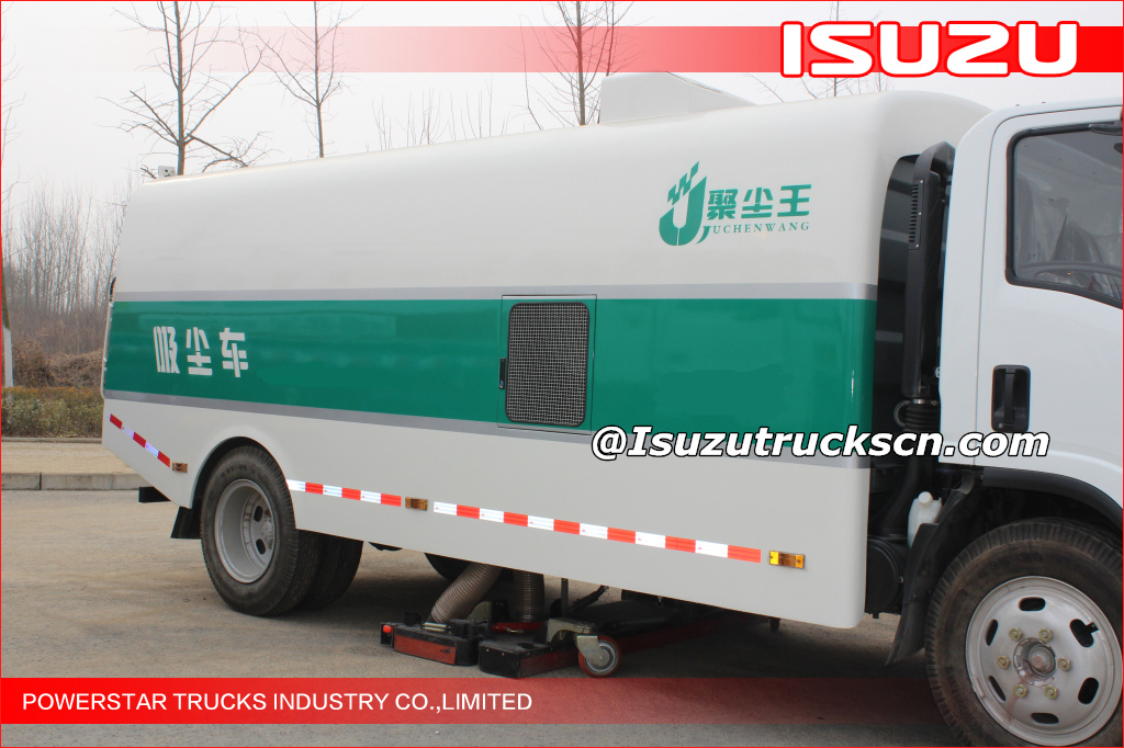 EFL Isuzu road clean vacuum sweeper truck industrial street sweeper Isuzu