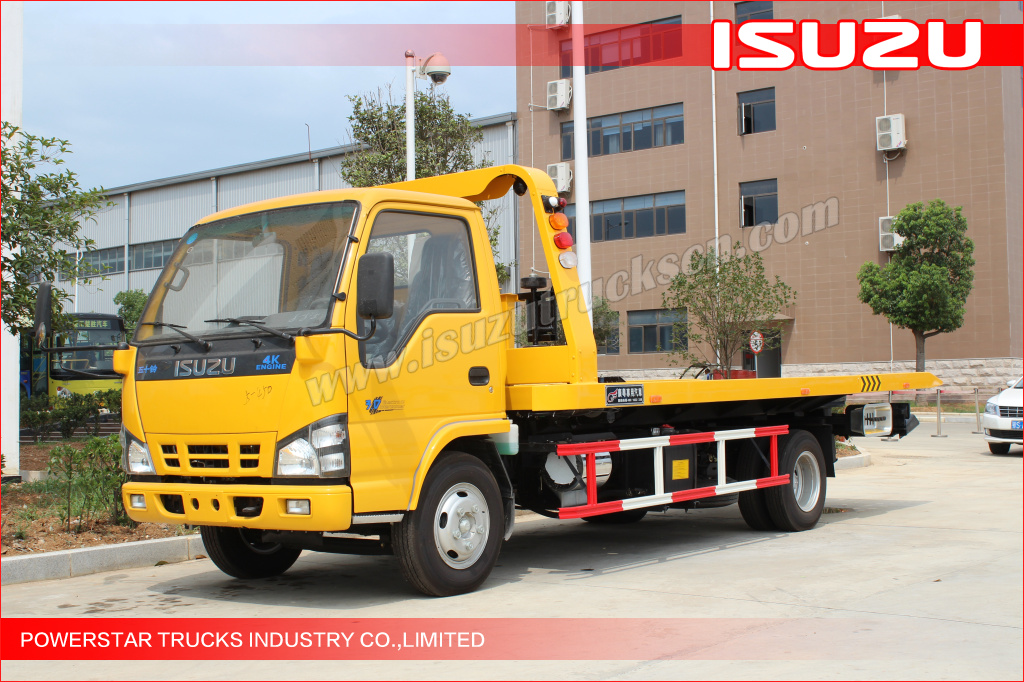 ISUZU road wrecker, tow truck, police rescue truck, isuzu breakdown truck, recovery truck, Isuzu flatbed tow truck, 