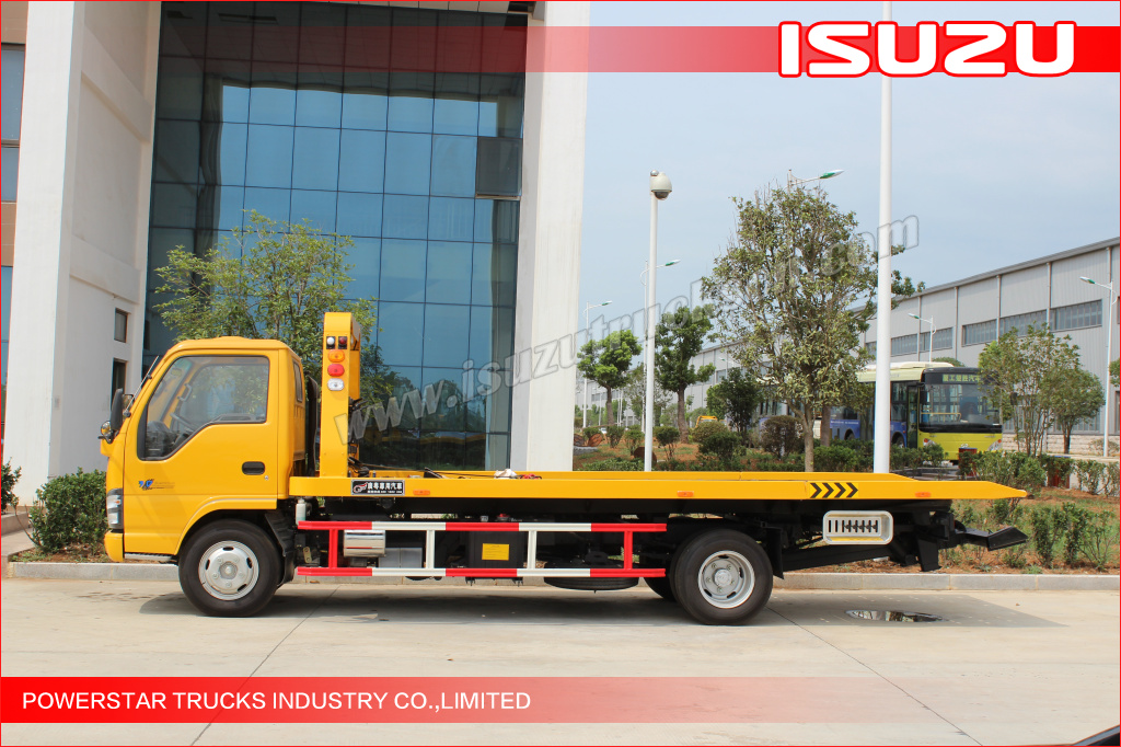 ISUZU road wrecker, tow truck, police rescue truck, isuzu breakdown truck, recovery truck, Isuzu flatbed tow truck, 