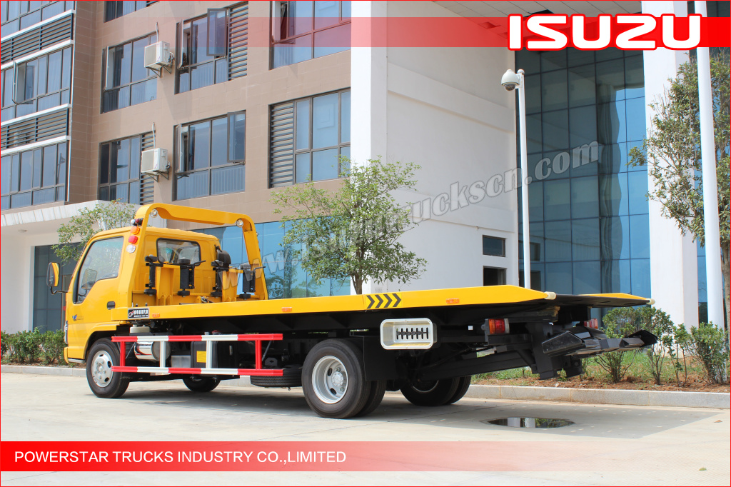 ISUZU road wrecker, tow truck, police rescue truck, isuzu breakdown truck, recovery truck, Isuzu flatbed tow truck, 