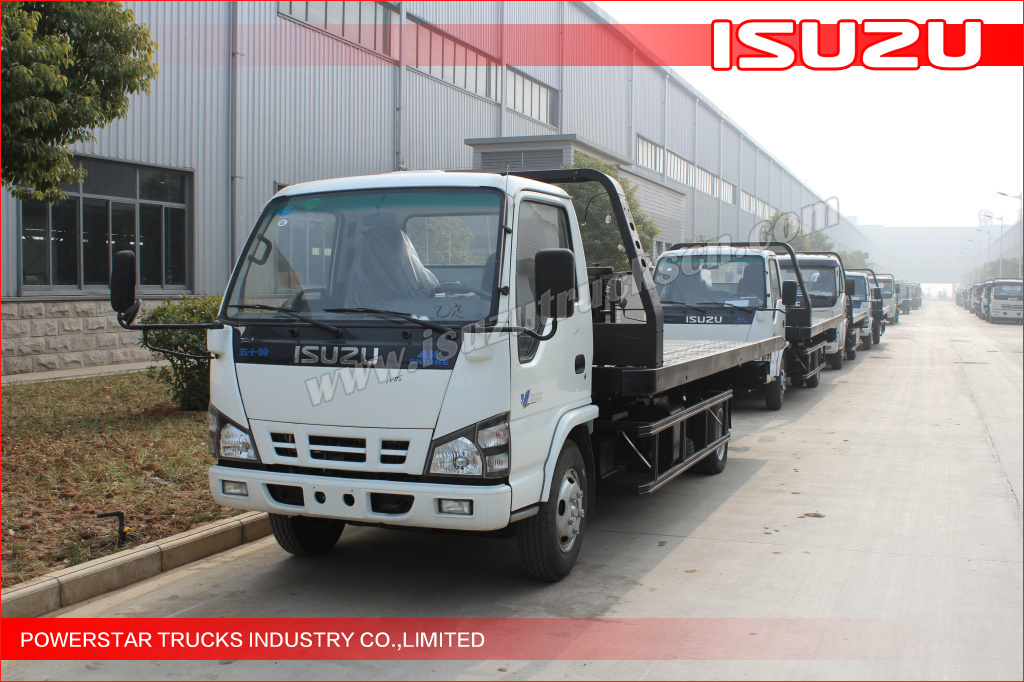 ISUZU road wrecker, tow truck, police rescue truck, isuzu breakdown truck, recovery truck, Isuzu flatbed tow truck, 