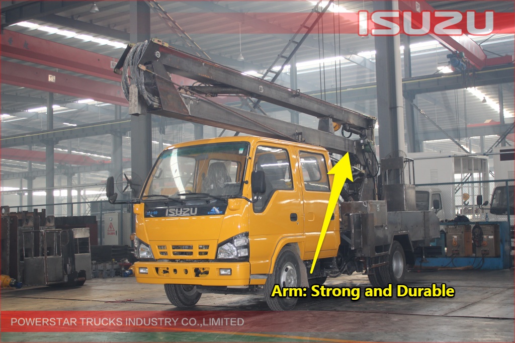 14m ISUZU Aerial work platform truck for engineering project