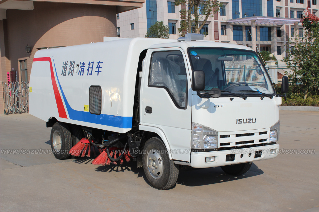 ISUZU NKR 3cbm-5cbm Isuzu Road Sweeping Vehicle