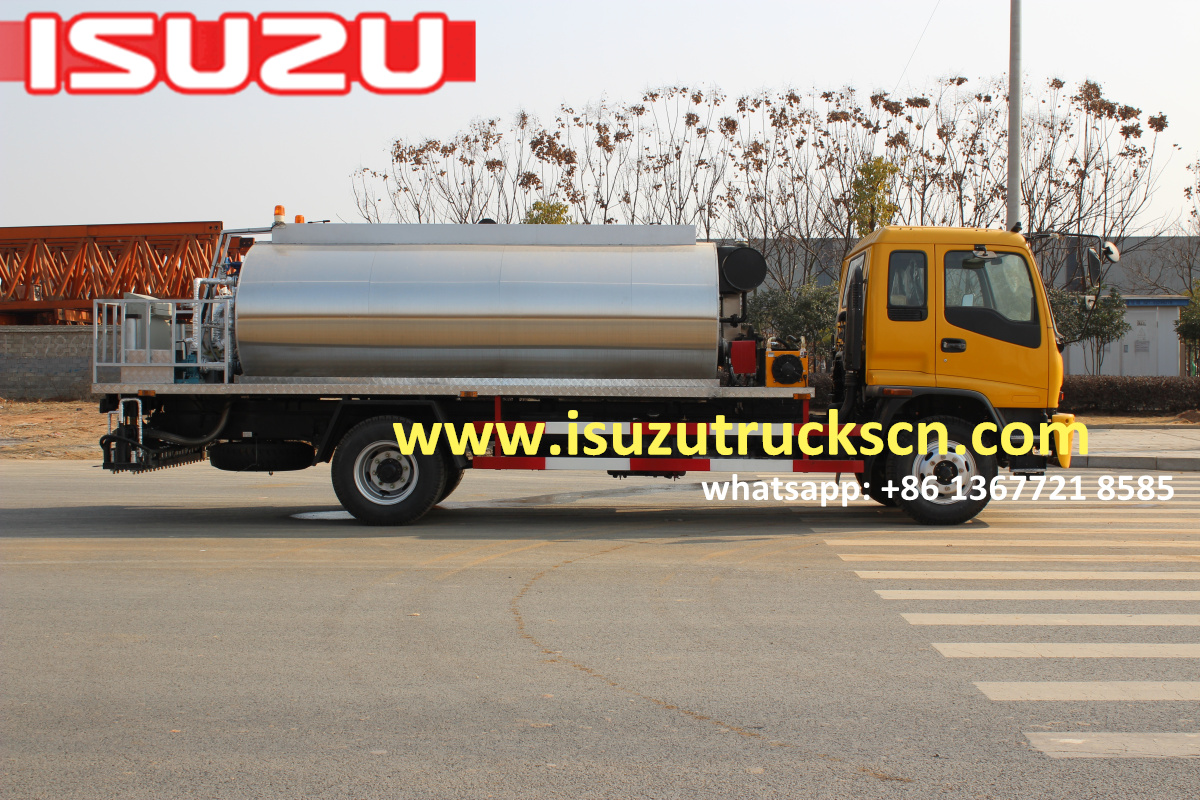 10000L Myanmar Japanese ISUZU FTR Automatic Bitumen Transportation Tank/Asphalt Transportation Tank Truck