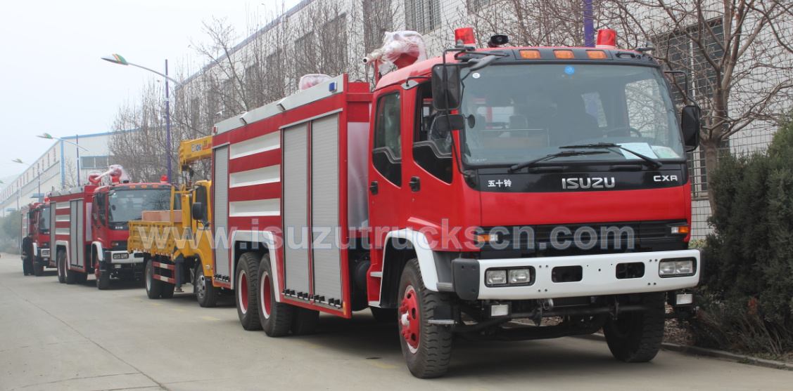 ISUZU Foam fire trucks