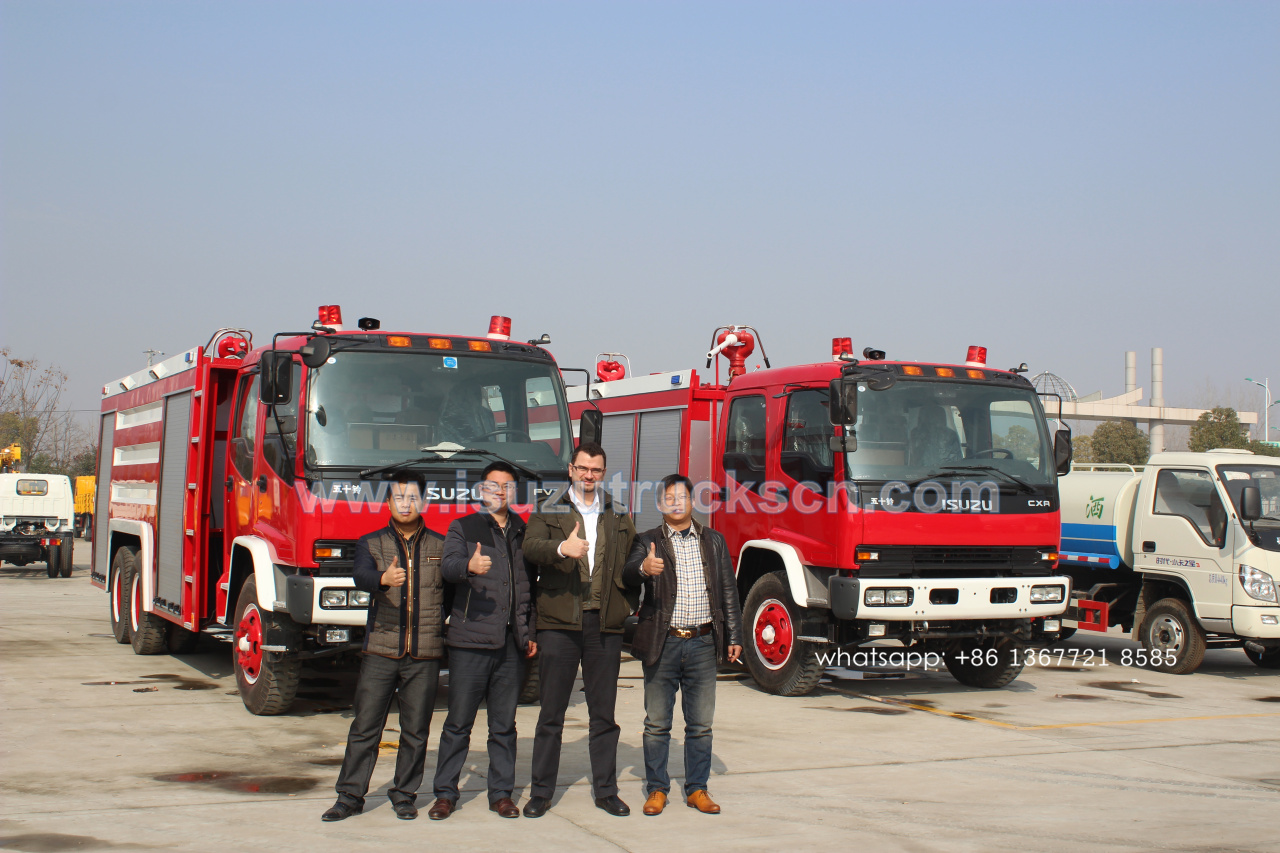 Isuzu truck with crane, isuzu fire trucks