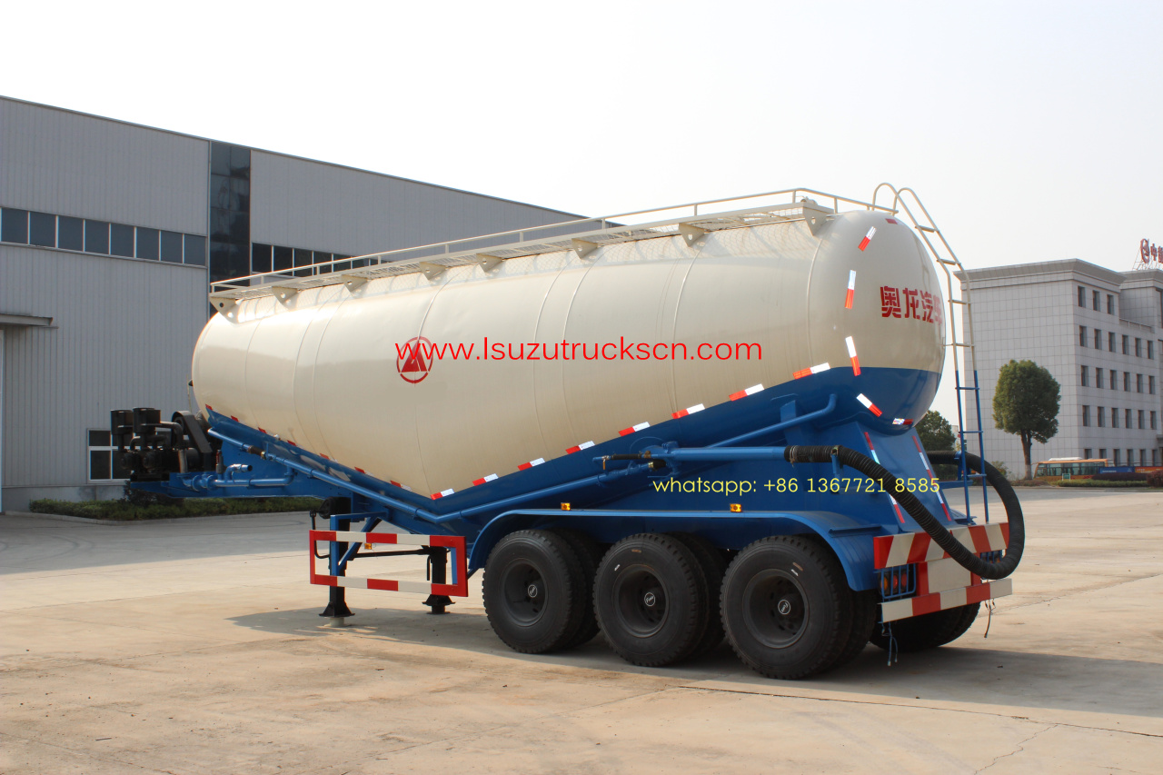 Bulk Cement Trailer (35m3) technical drawing