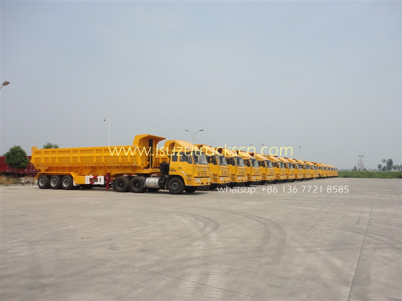 CEEC 40tons rear dumper Semi trailer