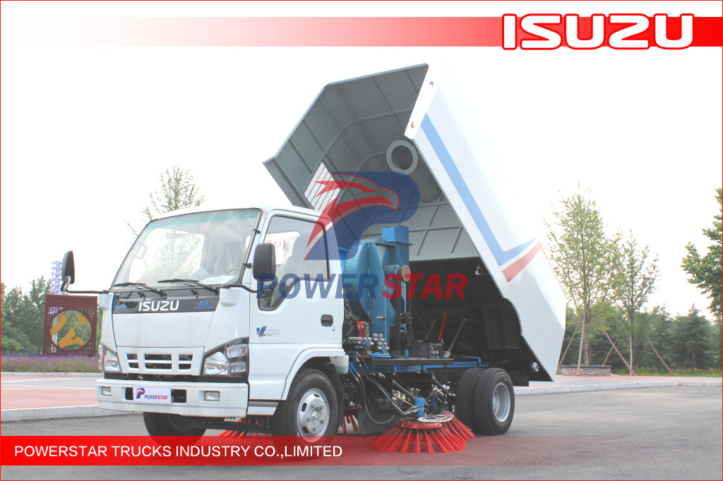 5cbm Isuzu Road Sweeper for Philippines