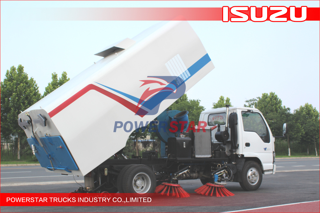 5cbm Isuzu Road Sweeper for Philippines